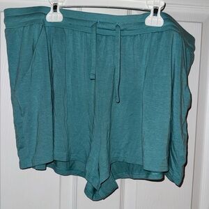 Tommy John Teal Drawstring Athletic Shorts